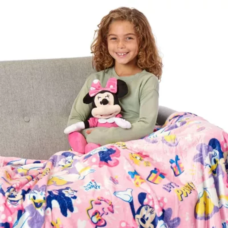 Northwest Disney Huggers Minnie Mouse Throw