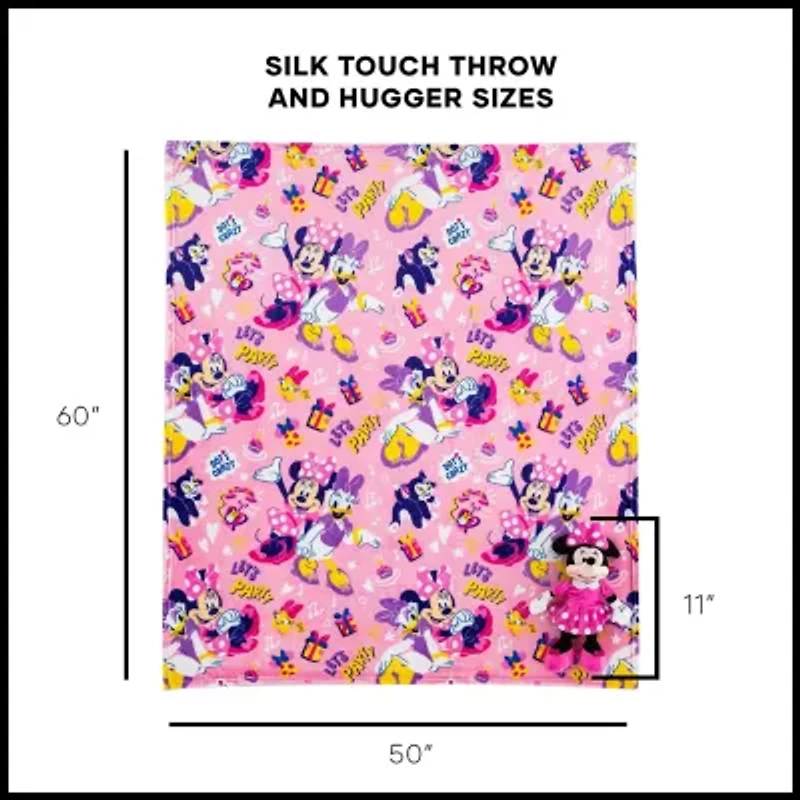 Northwest Disney Huggers Minnie Mouse Throw