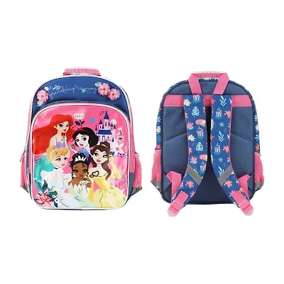 Disney Collection Girls Ariel Belle Cinderella Adjustable Straps Backpack