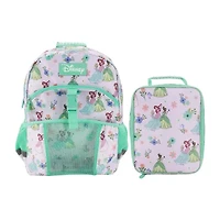 Disney Collection Girls Ariel Cinderella Princess Adjustable Straps Backpack