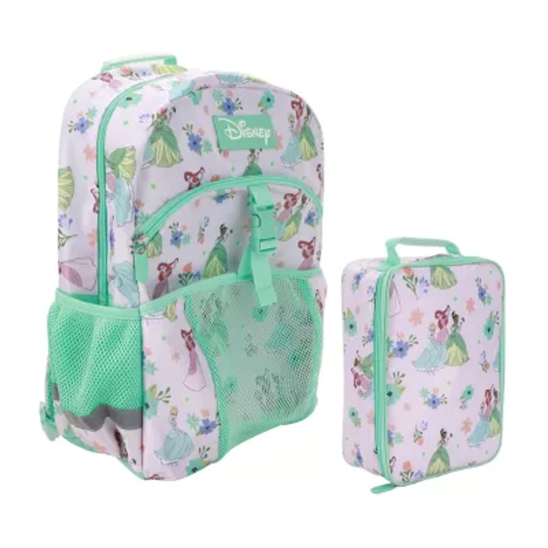 Disney Collection Girls Ariel Cinderella Princess Adjustable Straps Backpack