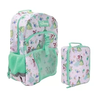 Disney Collection Girls Ariel Cinderella Princess Adjustable Straps Backpack