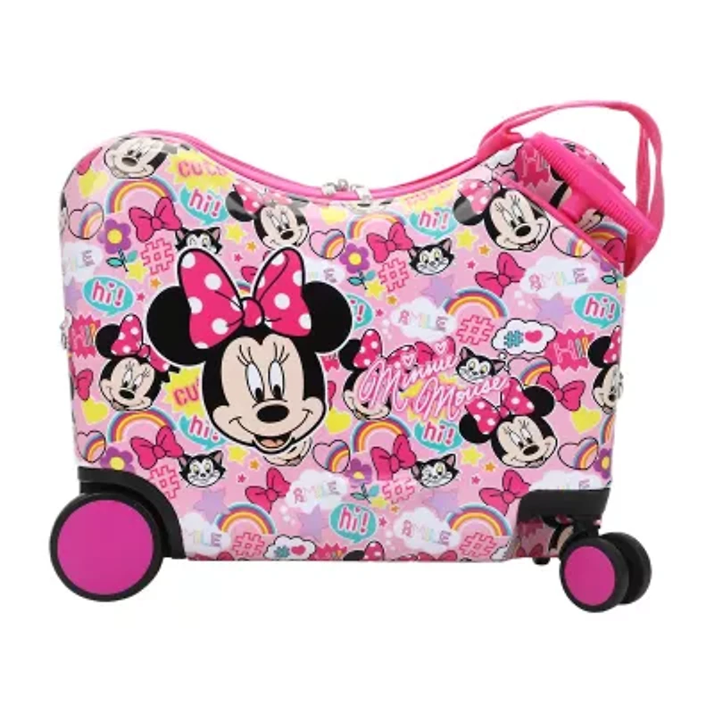 Disney Collection Minnie Mouse 18 Inch Hardside Wheeled Water Resistant Luggage
