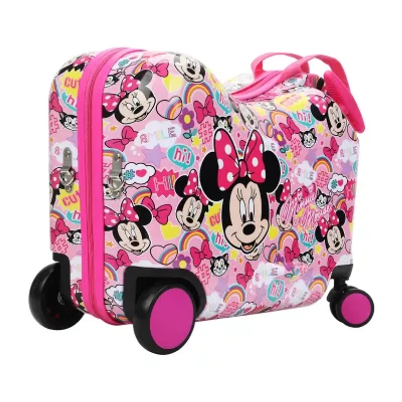 Disney Collection Minnie Mouse 18 Inch Hardside Wheeled Water Resistant Luggage