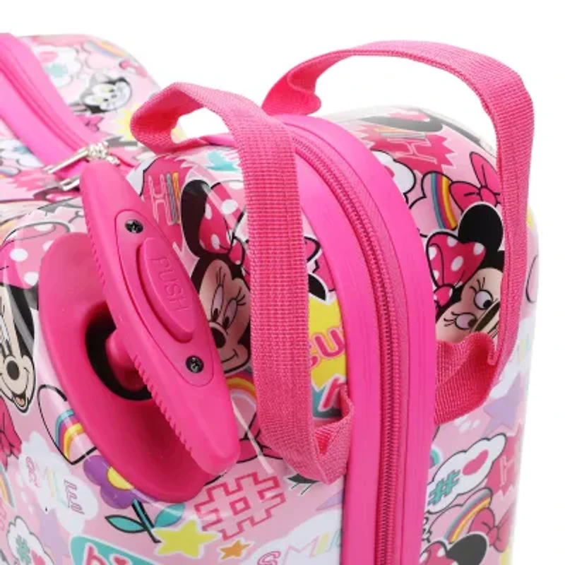 Disney Collection Minnie Mouse 18 Inch Hardside Wheeled Water Resistant Luggage