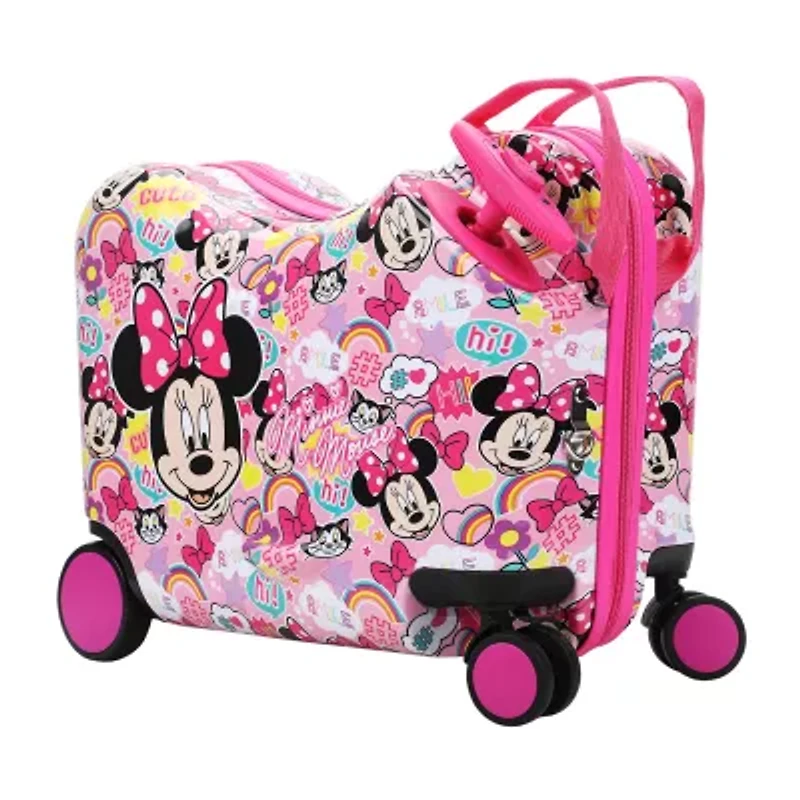 Disney Collection Minnie Mouse 18 Inch Hardside Wheeled Water Resistant Luggage