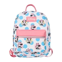 Disney Collection Girls Minnie Mouse Adjustable Straps Polka Dot Backpack