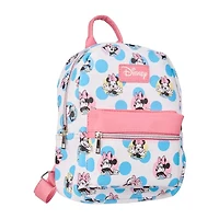 Disney Collection Girls Minnie Mouse Adjustable Straps Polka Dot Backpack