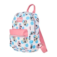 Disney Collection Girls Minnie Mouse Adjustable Straps Polka Dot Backpack