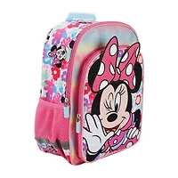 Disney Collection Girls Minnie Mouse Adjustable Straps Floral Backpack