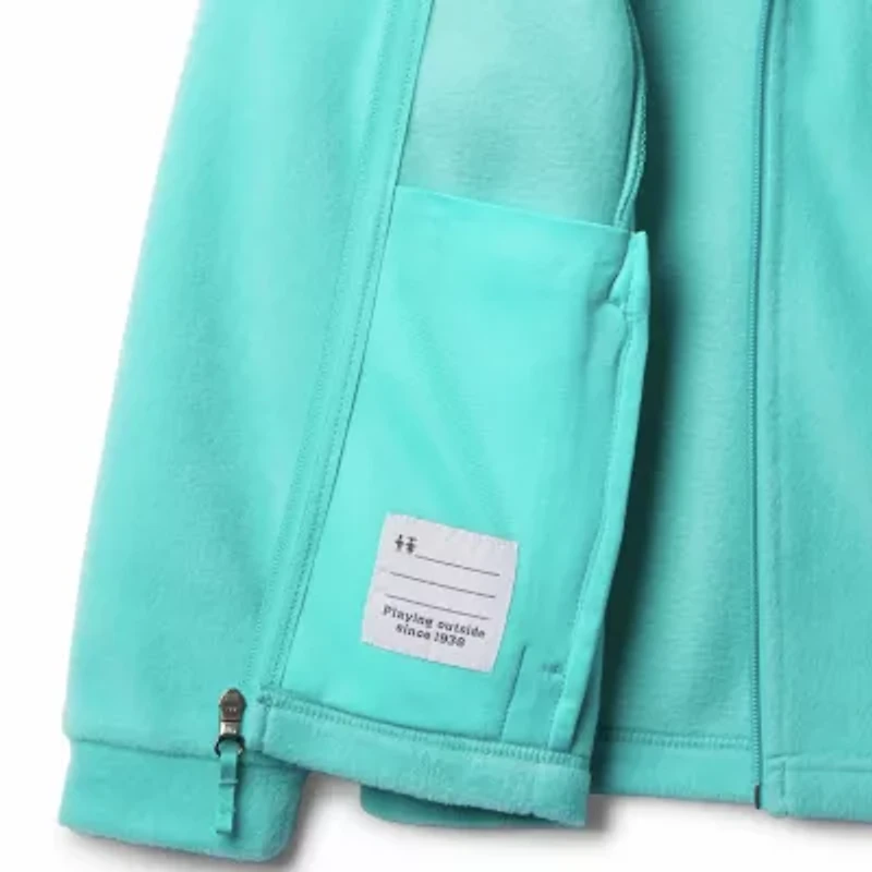 Columbia Little & Big Kid Girls Fleece Hooded Lightweight Jacket