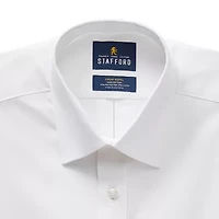 Stafford Slim Advanced Performance Sweat Repel Mens Fit Stretch Fabric Wrinkle Free Long Sleeve Dress Shirt