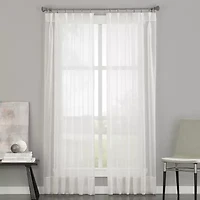 CHF Soho Pinch Pleat Sheer Single Curtain Panel