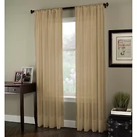 CHF Soho Rod Pocket Back Tab Sheer Single Curtain Panel