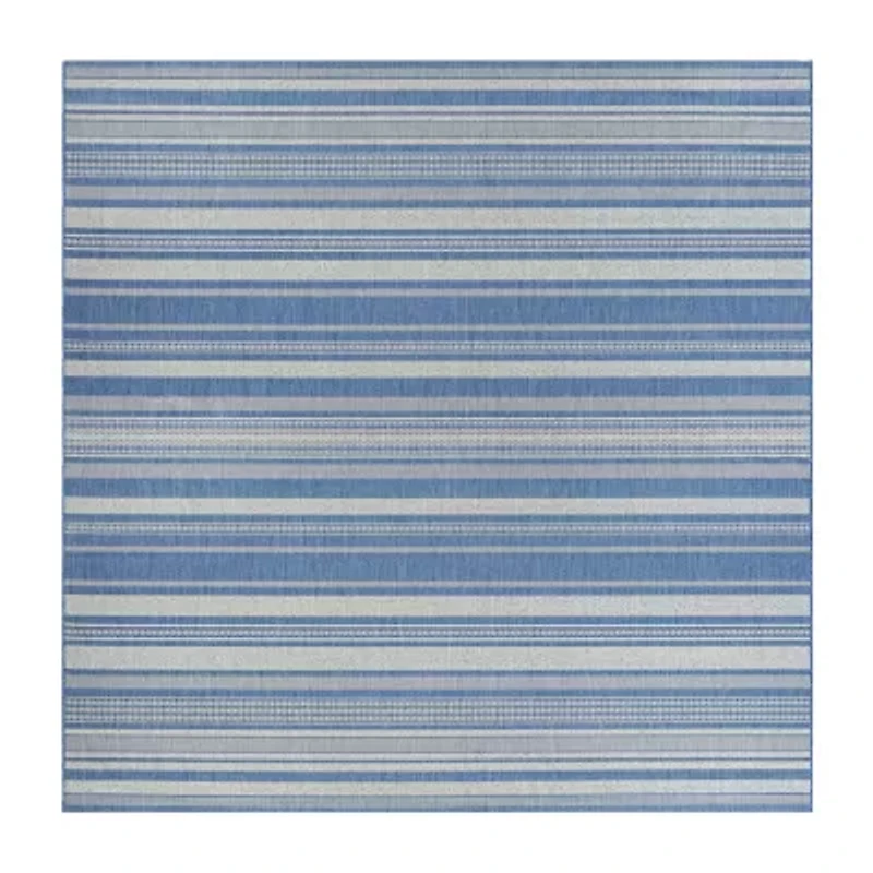 Couristan Gazebo Striped Indoor Outdoor Rectangular Accent Rug