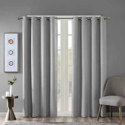 Madison Park Arlie Grommet Top Energy Saving Blackout Single Curtain Panel