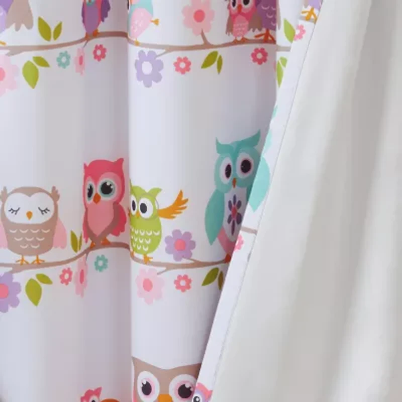 Intelligent Design Noctural Novelty Grommet Top Energy Saving Blackout Single Curtain Panel