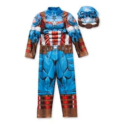 Disney Collection Captain America Roleplay Boys Dress Up Costume