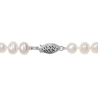 Womens White 18 Inch Strand Necklace