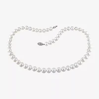 Womens White 18 Inch Strand Necklace