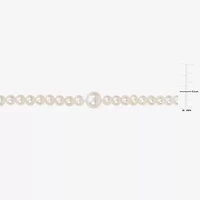 Womens White Inch Strand Necklace