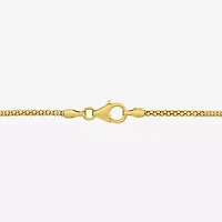 Womens White 18K Gold Over Silver 17 Inch Y Necklace