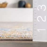 nuLoom Ethel Medallion Fringe Indoor Rectangular Accent Rug