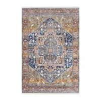 nuLoom Ethel Medallion Fringe Indoor Rectangular Accent Rug