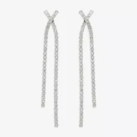 Mixit Womens Cubic Zirconia Drop Earrings