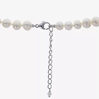 Womens White 16 Inch Strand Necklace