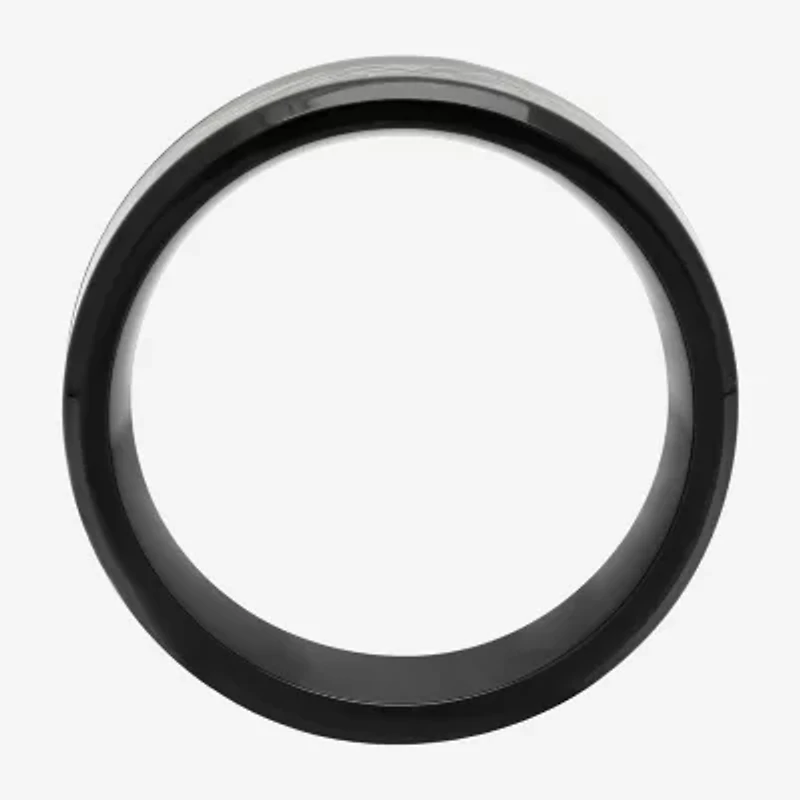 Mens Two-Tone Celtic Dragon Wedding Band