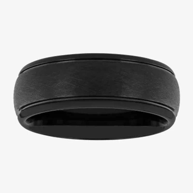 Mens 8MM Tungsten Wedding Band