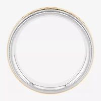 Mens 8mm Wedding Band Stainless Steel