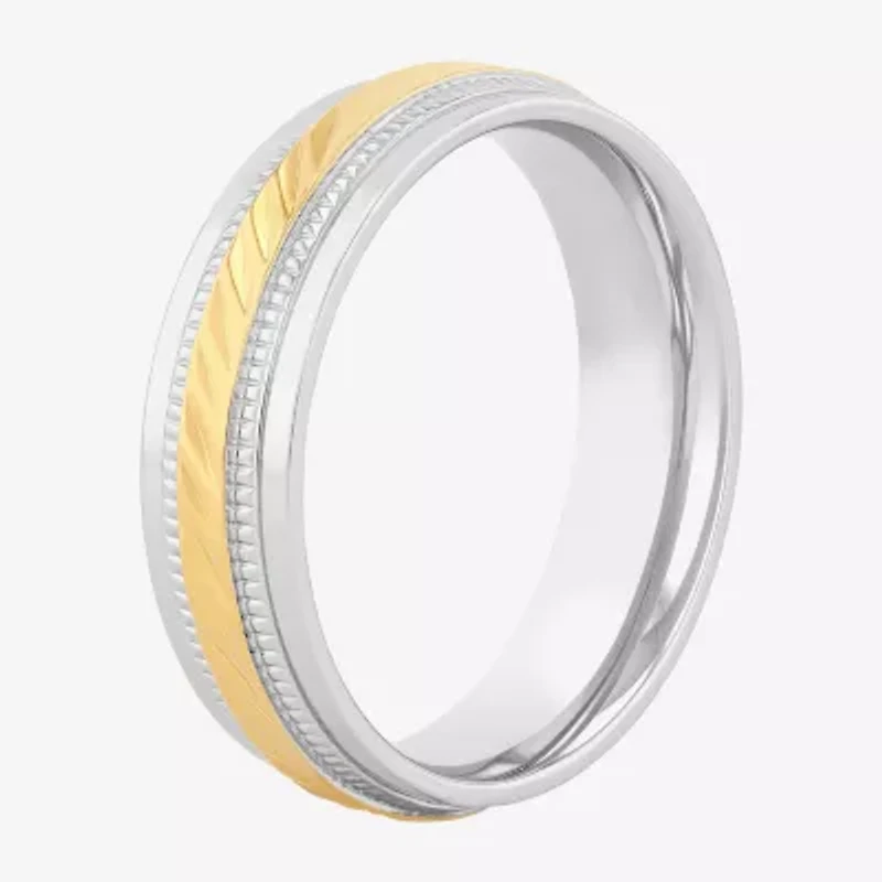 Stainless Steel Ring, Womens 6mm