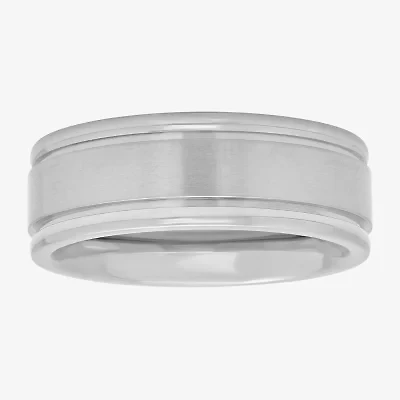 Mens Titanium Comfort Fit Wedding Band