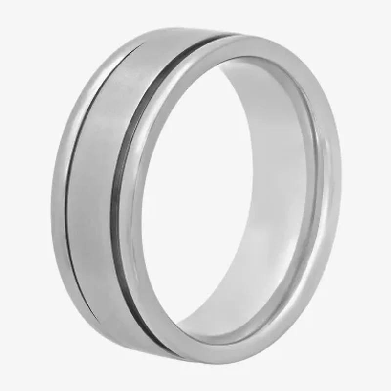 Mens Titanium Comfort Fit Wedding Band