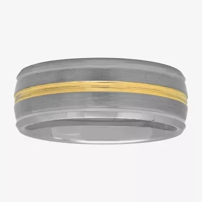 Mens 8MM Tungsten Wedding Band