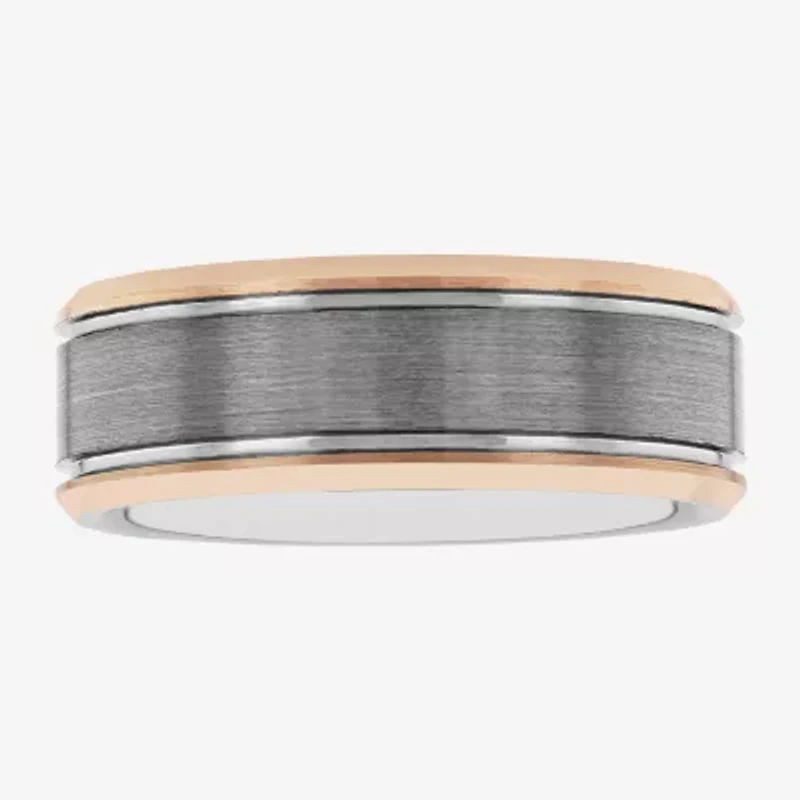 Mens 8MM Tungsten Wedding Band