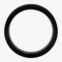 Mens 6mm Black Cobalt Wedding Band