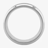 Mens 8MM 1/8 CT. T.W. Natural Diamond Cobalt Wedding Band