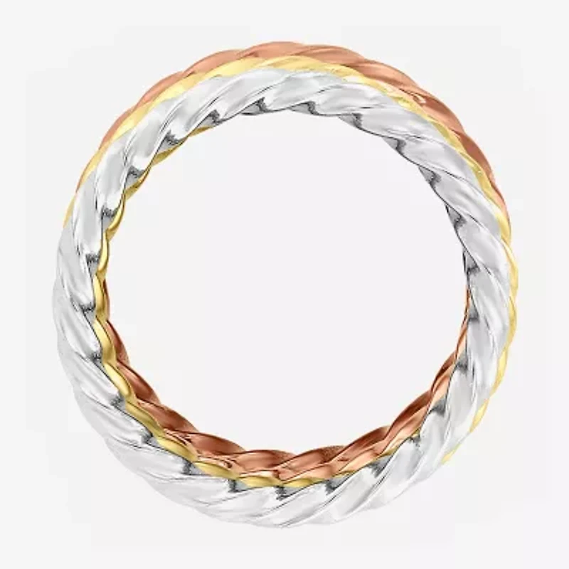 Womens Stainless Steel Wedding Ring Set