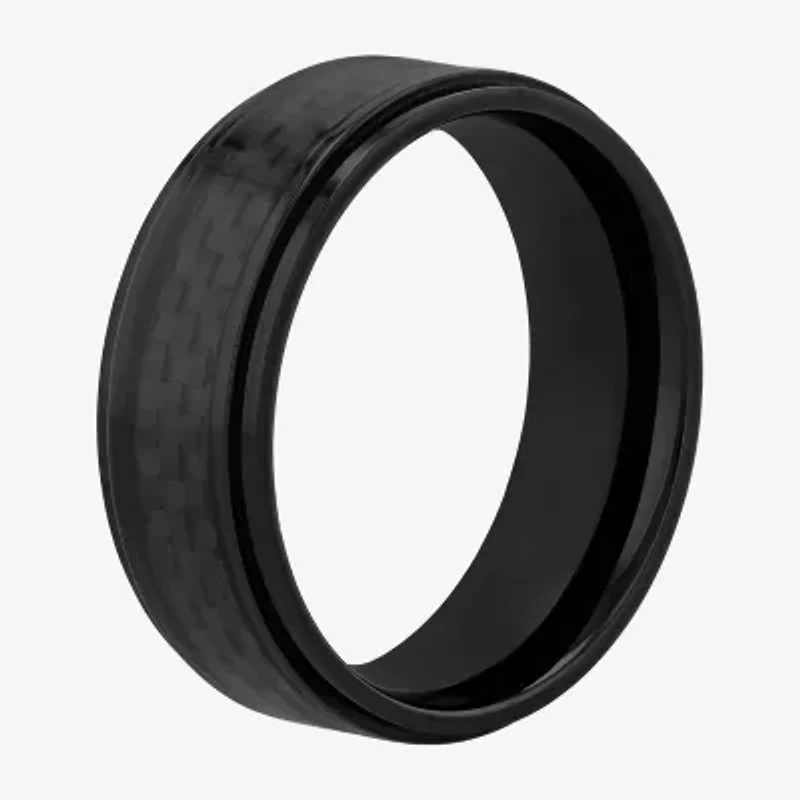 Mens 8MM Titanium Wedding Band