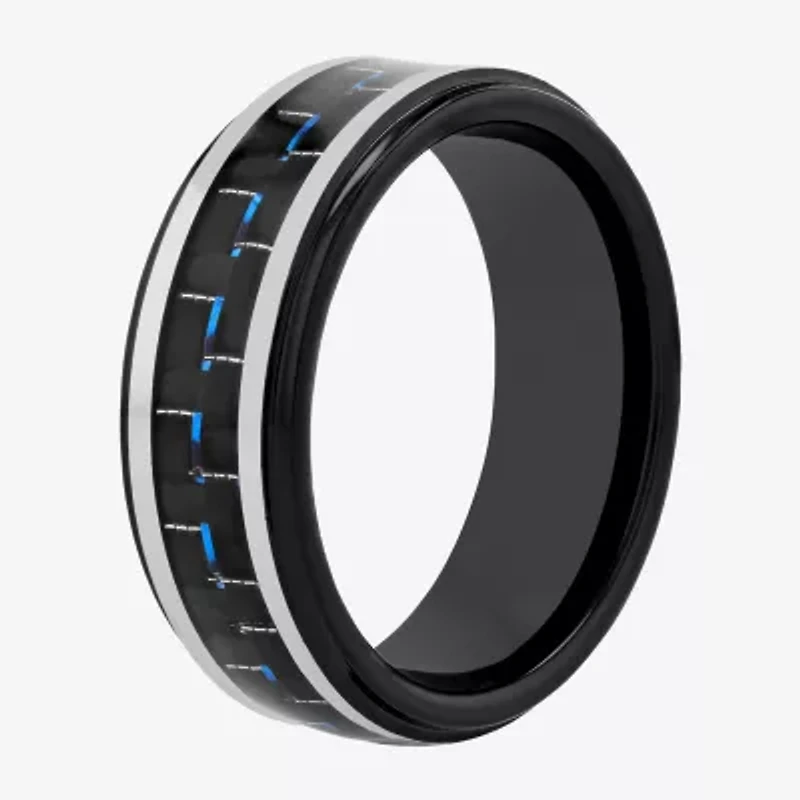 Mens 8MM Tungsten Wedding Band