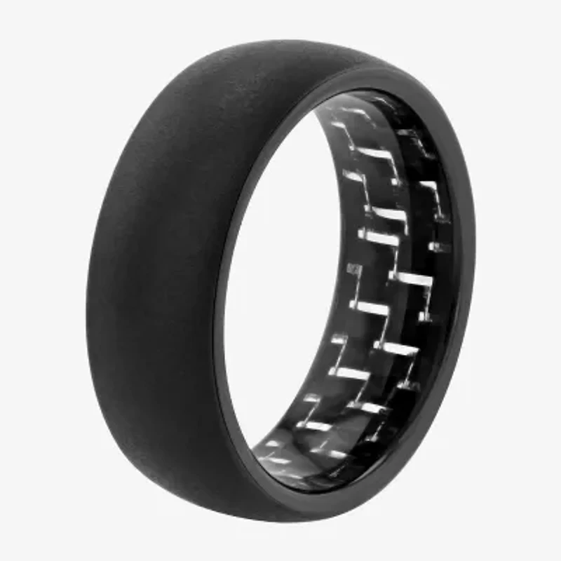 Mens 8MM Tungsten Wedding Band