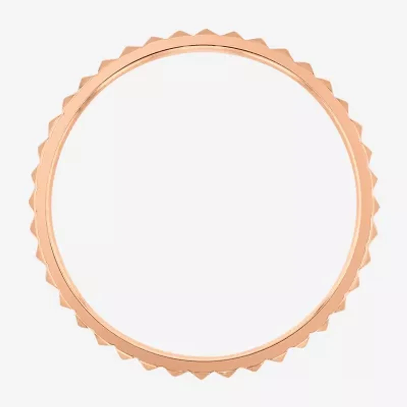 Womens 10K Rose Gold Wedding Band