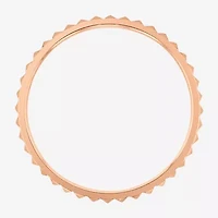 Womens 10K Rose Gold Wedding Band