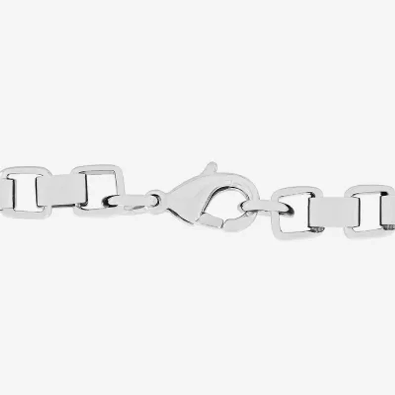 Mens Stainless Steel 24" 5mm Box Chain Necklace
