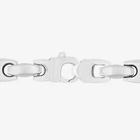 Mens Stainless Steel Puff Mariner 24" Necklace