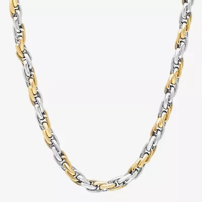 Mens Stainless Steel 24 Inch Link Chain Necklace