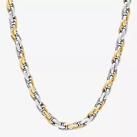 Mens Stainless Steel 24 Inch Link Chain Necklace